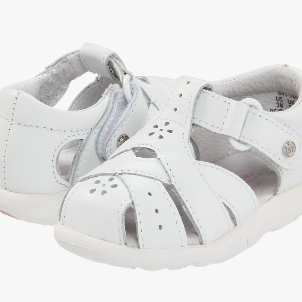 Stride Rite White Kids Sandals